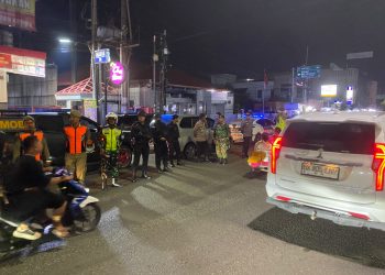 Polres Binjai Gelar Patroli Skala Besar Antisipasi 3C dan Kejahatan Jalanan Pasca Pemadaman Listrik di Sumatera
