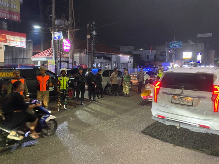 Polres Binjai Gelar Patroli Skala Besar Antisipasi 3C dan Kejahatan Jalanan Pasca Pemadaman Listrik di Sumatera