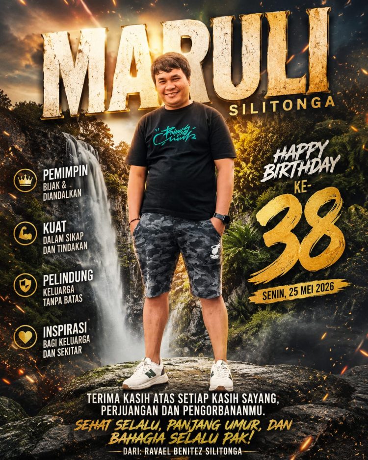 Anak Sampaikan Doa dan Ucapan Haru di Hari Ulang Tahun ke-38 Maruli Silitonga