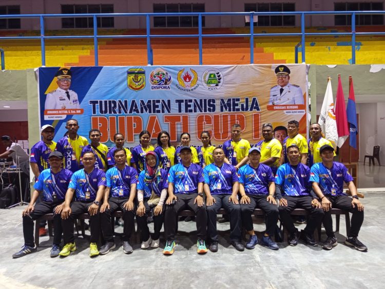 PTMSI Mimika Gelar Bupati Cup I Tenis Meja, Jaring Atlet Pelajar Menuju PON