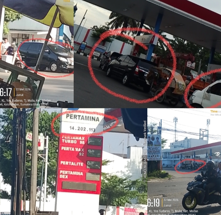 Diduga Jadi Sarang Mafia BBM Subsidi, Aktivitas Mencurigakan di SPBU 14.202.113 Tanjung Mulia Terpantau Bebas Beroperasi