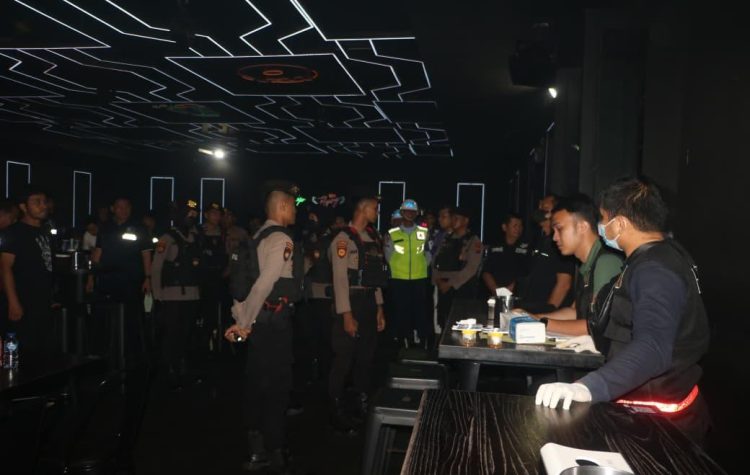 Razia THM High Pass Medan, Polda Sumut Amankan 4 Pengunjung Positif Narkotika