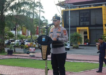 Wakapolres Baru Pimpin Apel Perdana, Polres PPU Tegaskan Pengamanan Ketat Malam Takbiran Iduladha 1447 H