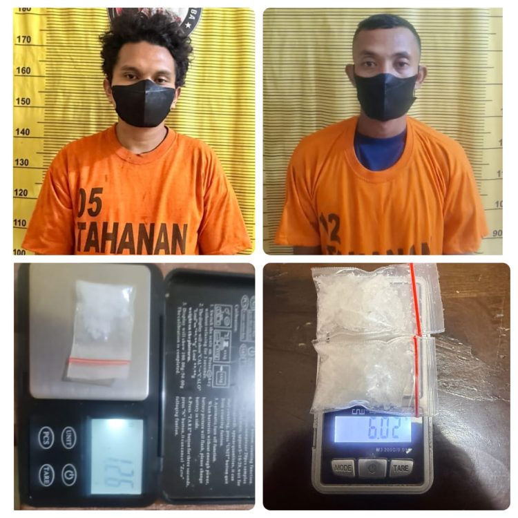 2 (Dua) Pengedar Narkoba Di Kota Binjai Diringkus Satresnarkoba Polres Binjai berikut Barang Buktinya