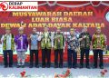 Gubernur Buka Musdalub DAD, Perkuat Persatuan dan Peran Adat dalam Pembangunan