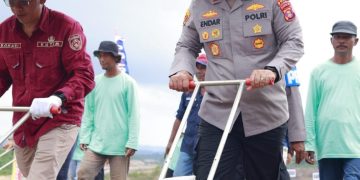 Kapolda Kaltim dan Forkopimda Kutim Tanam Benih Jagung di Lahan Eks Tambang, Wujud Nyata Ketahanan Pangan Berkelanjutan