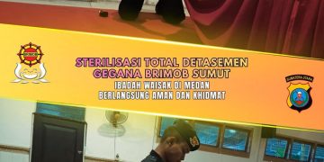 Sterilisasi Total Detasemen Gegana Brimob Sumut, Ibadah Waisak di Medan Berlangsung Aman dan Khidmat