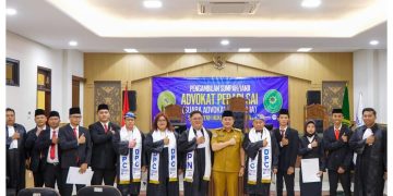 Pengangkatan Advokat Peradi SAI, Wagub Ingatkan Pentingnya Menjaga Integritas 