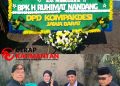 Pendiri KOMPAKDESI H. Nandang Ruhimat Wafat, KOMPAKDESI Jabar: Kami Kehilangan Guru Dan Panutan