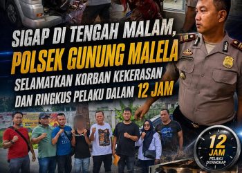 Sigap Di Tengah Malam, Polsek Gunung Malela Selamatkan Korban Kekerasan Dan Ringkus Pelaku Dalam 12 Jam