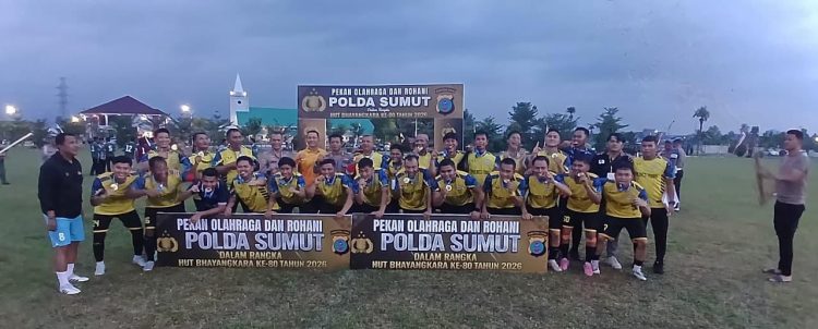 Semangat Bhayangkara Presisi Menggema di Final POR Polda Sumut, Polres Toba Sabet Gelar Juara