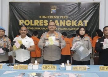 Polres Langkat Ungkap 33 Kasus Narkotika di Ops Antik Toba 2026