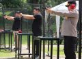 KAPOLRES BINJAI LATIHAN MENEMBAK BERSAMA FORKOPIMDA BINJAI