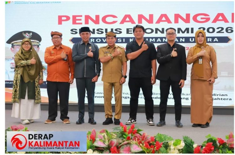 Gubernur Canangkan Sensus Ekonomi 2026, Dorong Data Akurat untuk Perencanaan Pembangunan Kaltara 