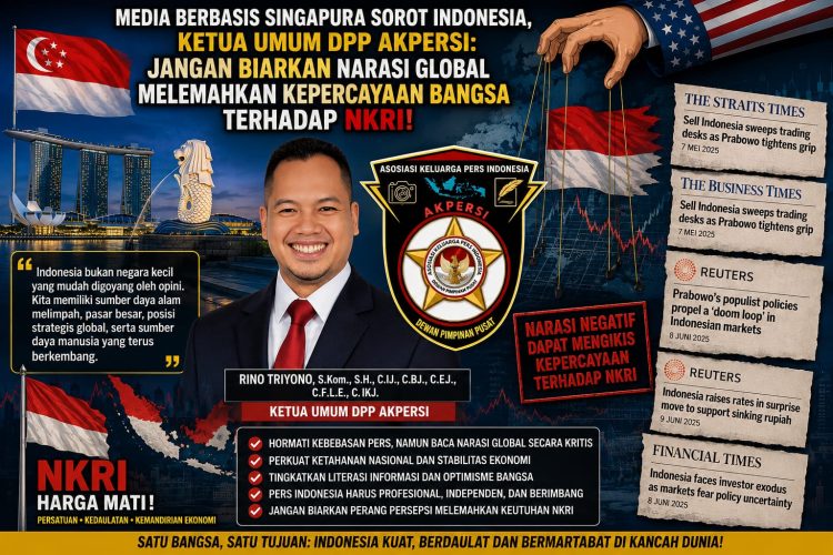Pemberitaan Media Asing tentang Indonesia Tuai Sorotan, AKPERSI Minta Publik Tetap Objektif