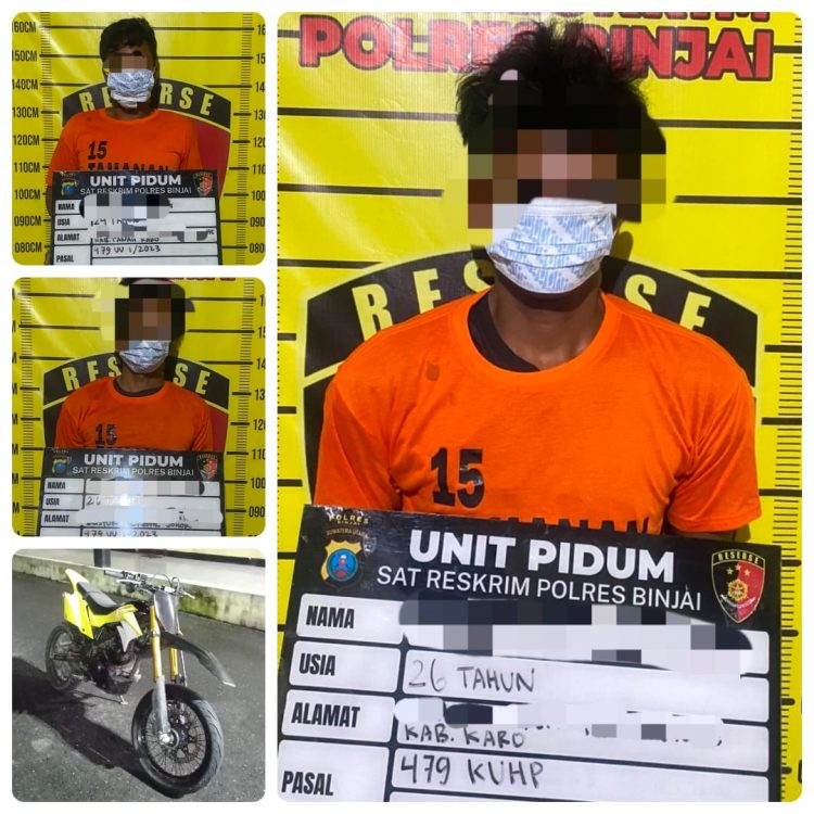 Polres Binjai Tegaskan Komitmen Berantas Kejahatan Jalanan, Tiga Pelaku Begal Modus Baru Berhasil Diringkus Tim Cobra