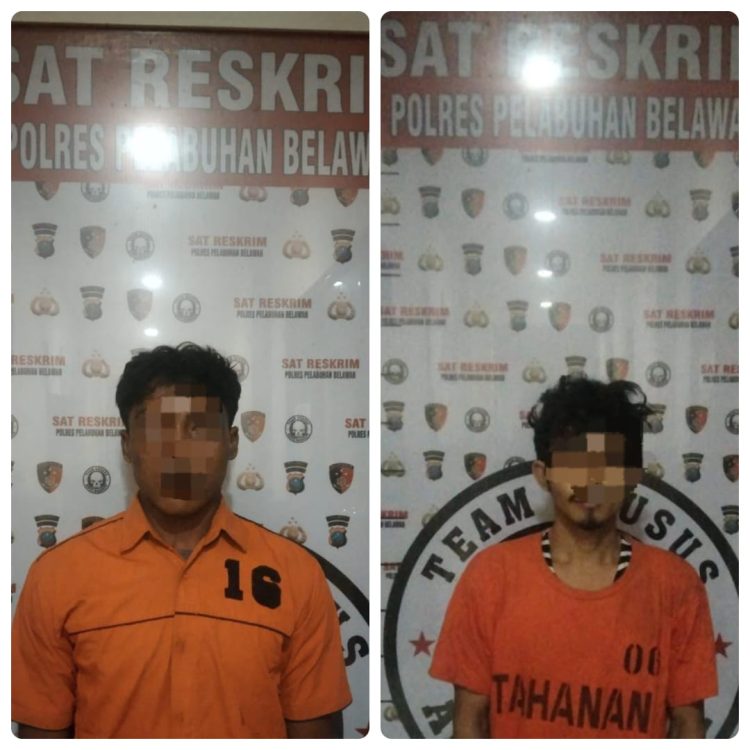 Ancam Sopir Truk di Tol Belmera, Dua Pelaku Curas Dibekuk Polres Pelabuhan Belawan dalam Hitungan Jam