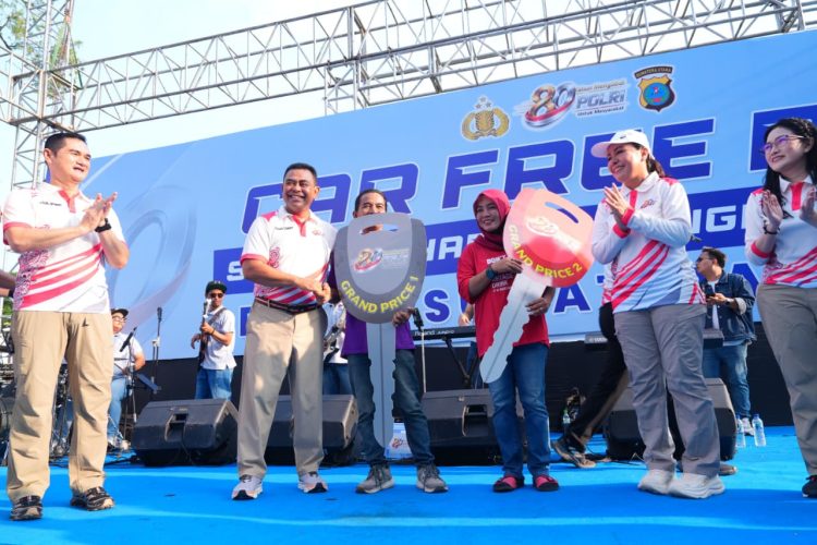 Semarak Bhayangkara ke-80, Polda Sumut Hadirkan Layanan Sosial dan Kepedulian Nyata untuk Masyarakat di CFD Medan 