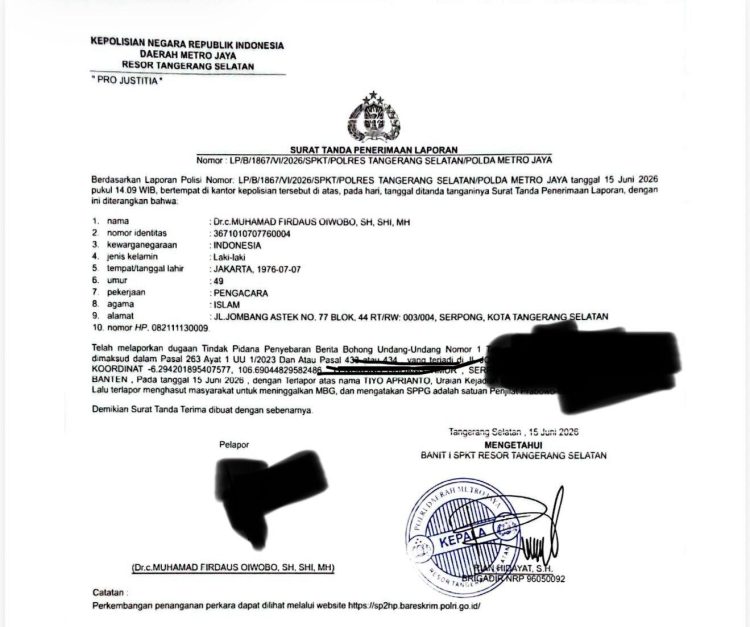 King Naga Apresiasi Langkah Hukum Firdaus Oiwobo, Tegaskan Penyelesaian Dugaan Fitnah Harus Lewat Jalur Legal   