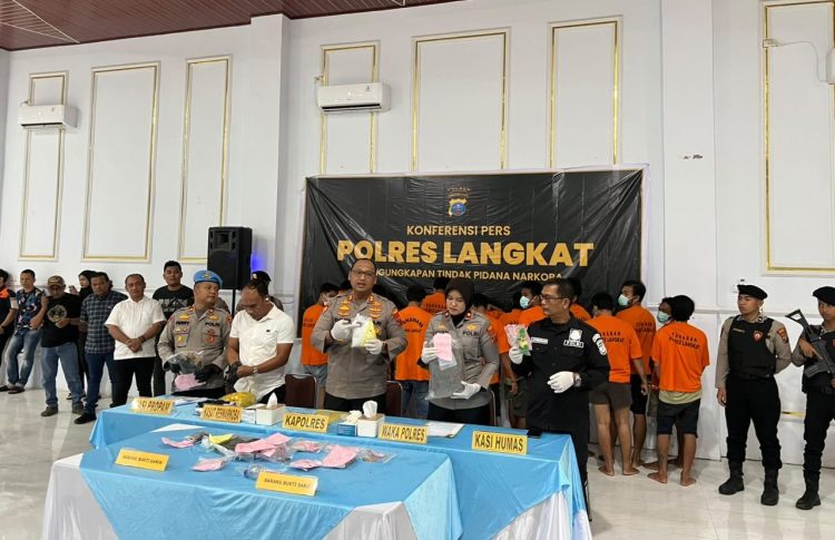 Polres Langkat Ungkap 33 Kasus Narkoba dan Selamatkan 17.700 Jiwa