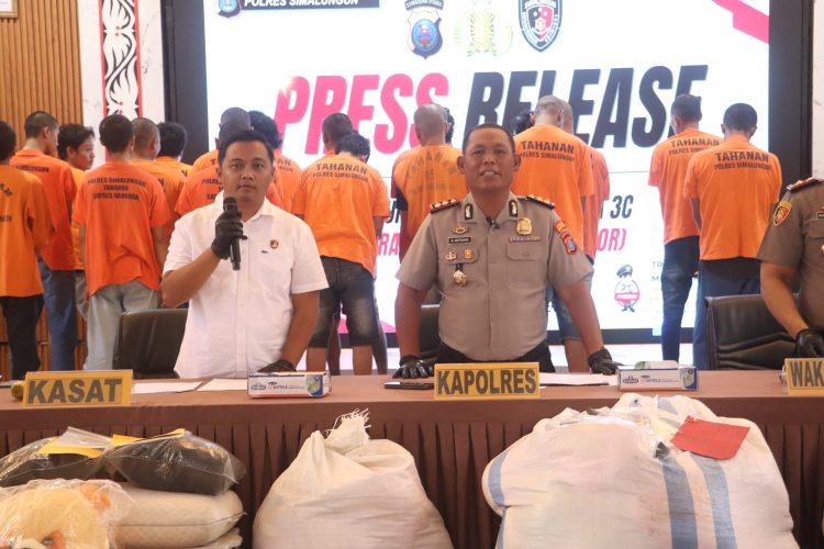 Semester I 2026, Polres Simalungun Ringkus 69 Tersangka Kejahatan 3C dan Bongkar Perdagangan Satwa Dilindungi