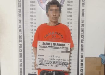 Pemilik Ganja 12,36 Gram Berhasil Diamankan Polres Pematangsiantar di jalan Merbou