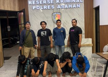 Respons Cepat Laporan 110, Timsus Geng Motor Polres Asahan Amankan Remaja Diduga Terlibat Tawuran Bersenjata