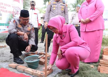 Kapolres Langkat Pimpin Peletakan Batu Pertama Sumur Bor untuk Warga Tanjung Putus
