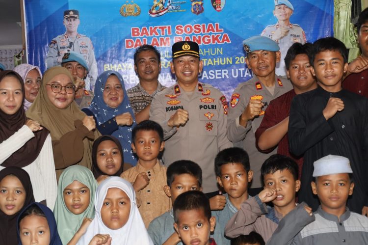 Polres PPU Sentuh Hati Anak Panti, Tebar Kasih dan Kepedulian di Hari Bhayangkara Ke-80