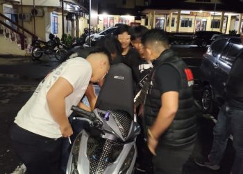 Saat Patroli,Polres Pematangsiantar Amankan Tiga Sepedamotor Knalpot Brong