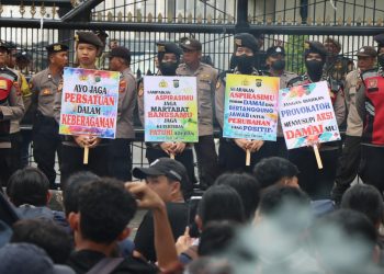 Kapolrestabes Medan Tekankan Personel Tetap Sabar dan Humanis Saat Melayani Aksi Massa KBMN