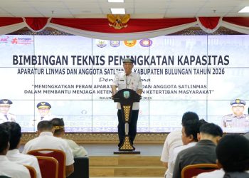 Buka Bimtek Satlinmas Bulungan, Sanusi Tekankan Peran Strategis Linmas