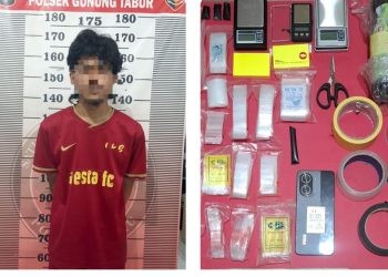 Satresnarkoba dan Polsek Gunung Tabur Ungkap Kasus Sabu di Gunung Panjang