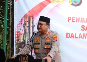 Hari Bhayangkara ke-80, Polres langkat Bangun Sumur Bor untuk Warga Padang Tualang
