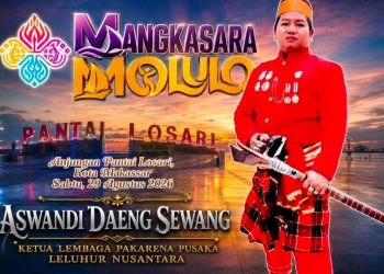 Dukung Mangkasara’ Molulo 2026, Aswandi Daeng Sewang: Momentum Persatuan Budaya Nusantara