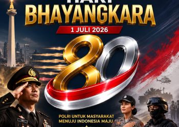 HUT Ke-80 Bhayangkara 2026 Usung Tema “80 Tahun Mengabdi, Polri untuk Masyarakat”, Perkuat Komitmen Pelayanan kepada Rakyat