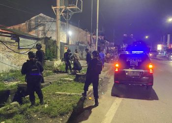 Patroli Brimob Polda Sumut Sisir Titik Rawan di Medan, Antisipasi Geng Motor dan Kejahatan Jalanan