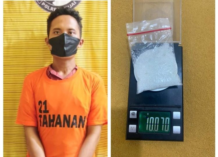 Gunakan Tehnik Under Cover, Seorang Pria Ditangkap Satresnarkoba Polres Binjai Beserta Barang Buktinya