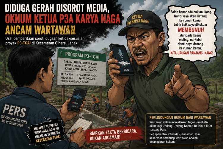 Diduga Tidak Terima Diberitakan Oknum Ketua P3A Karya Naga,Ancam dan Intimidasi Wartawan Lewat Voice Note