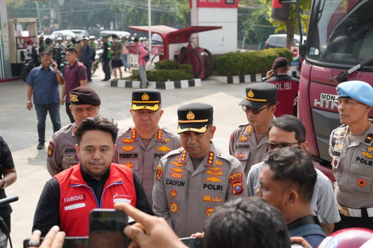 Polda Sumut dan Polrestabes Medan Kawal Distribusi BBM, Pastikan Pasokan dan Pelayanan di SPBU Berjalan Lancar