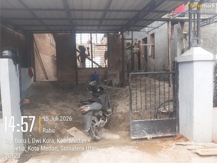 Bangunan Diduga Tanpa PBG Berdiri di Medan Helvetia, Pengawasan Pemko Medan Dipertanyakan