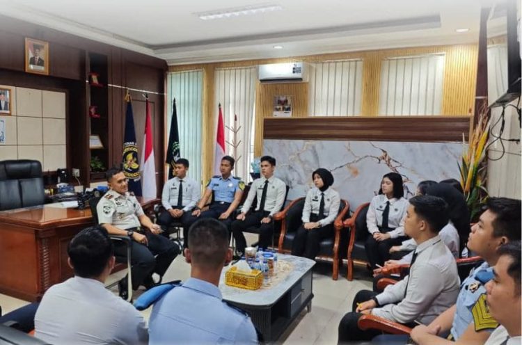 Karutan Labuhan Deli Berikan Penguatan Kepada CPNS dan Taruna Poltekip.