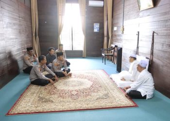 Pererat Silaturahmi dengan Ulama, KA SPN Polda Sumut dan Kapolres Langkat Kunjungi Madrasah Tuan Guru Besilam