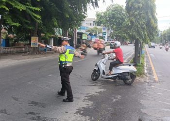 Sat Lantas Polres Langkat Intensifkan Gatur Lalin Pagi, Kapolres Apresiasi Kinerja Personel