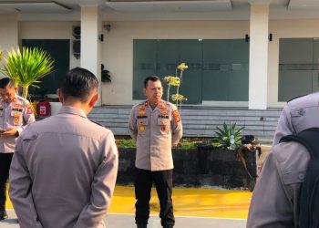Kompol Roganda Pimpin Apel Kesiapan Personel Sambut Audit Kinerja Itwasum Polri