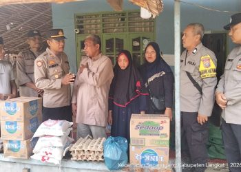 Kapolsek Secanggang Salurkan Bantuan untuk Keluarga Korban Anak Tenggelam