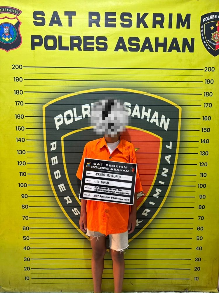 Sat Reskrim Polres Asahan Amankan Remaja Pembawa Sajam yang Diduga Hendak Terlibat Tawuran Geng Motor