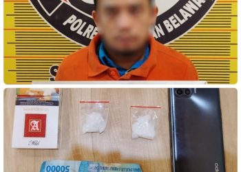 Sat Narkoba Polres Pelabuhan Belawan Tangkap Pengedar Sabu di Belawan I