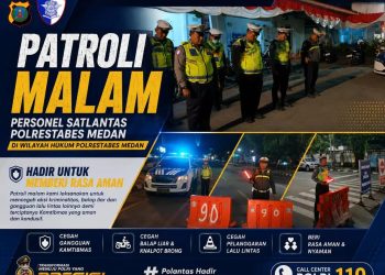 Polrestabes Medan, Ciptakan Rasa Aman dan Tertib di Jalan