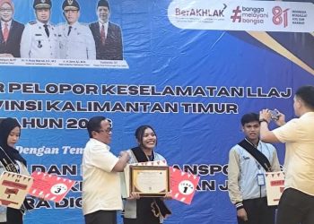 Debora Irene Winner Silitonga Bawa Nama Berau Juara I Pelajar Pelopor Keselamatan LLAJ Kaltim 2026